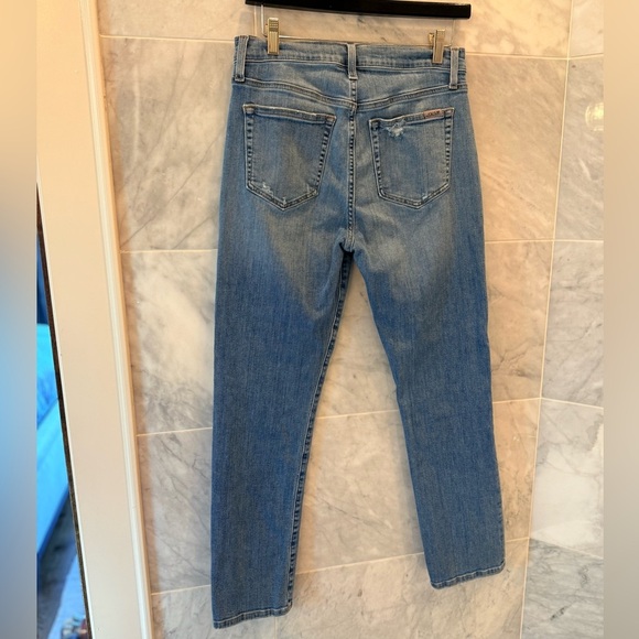 Joe's 28 Jeans Slightly Distressed 5 Pockets High Rise Straight Ankle - Picture 3 of 6